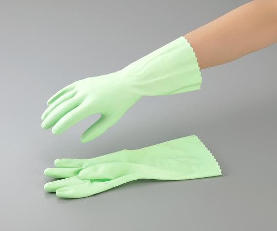 AS ONE PVC Working Glove (with lining)(Medium Thickness)  310mm, PVC 장갑(안감 덧댐)(중간 두께)  310mm