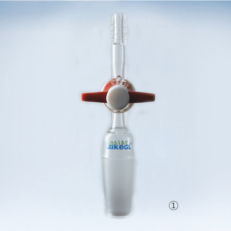 Adapter, with Glass or PTFE Cock 유리 or 테프론 콕크 어댑터, LukeGL