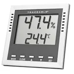 Humidity/Temp/Dew-Point/Wet-Bulb Monitor 탁상형 온습도계, with Min/Max & Hi/Lo Alarm