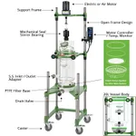 Large Process Filter Reactor Sytem, Jacketed 자켓식 대형 반응 시스템, 필터부착형