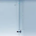 Chromatography Column with Glass Filter 크로마토그래피 컬럼, PTFE 콕크, LukeGL