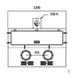 PVC Glove Box with Exhaust Line 배기형 내산용 글러브 박스
