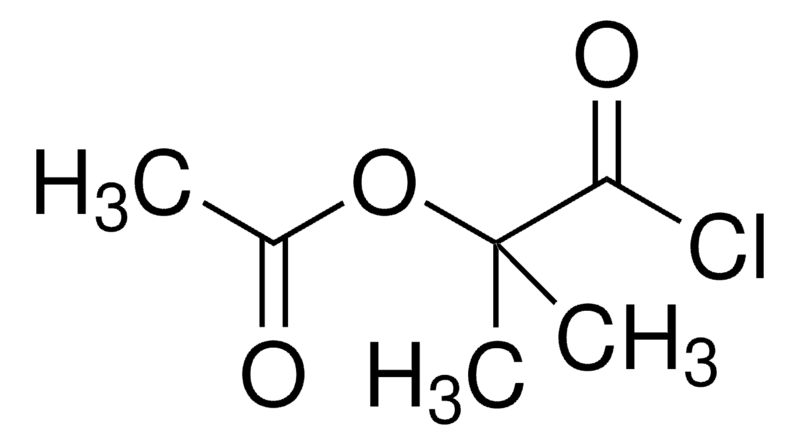 Merck 1-Chlorocarbonyl-1-methylethyl acetate