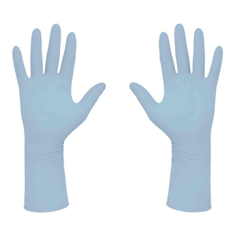 HALYARD PUREZERO* Cleanroom Gloves HG3 Light Blue Sterile Nitrile Gloves