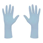 HALYARD PUREZERO* Cleanroom Gloves HG3 Light Blue Sterile Nitrile Gloves