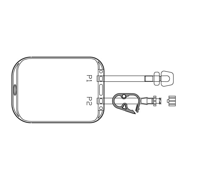 Thermo Fisher Scientific 2D Labtainer BioProcess Container (BPC), ASI 28 film, 2 ports, Luer Lock body connector and winged spike port, 100 mL, 50 per case