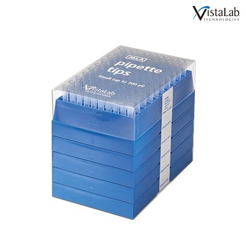 Vistalab 9025 / 피펫 팁(Pipette tip) Stacked Rack MLA Stacked,5-200ul(250ul Capacity),200tips×5[1000EA/PK]