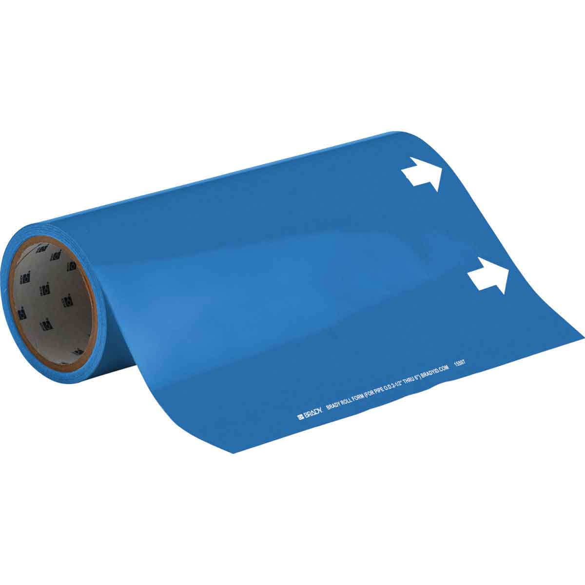 Brady Blank Roll Form Pipe Marker with Arrow