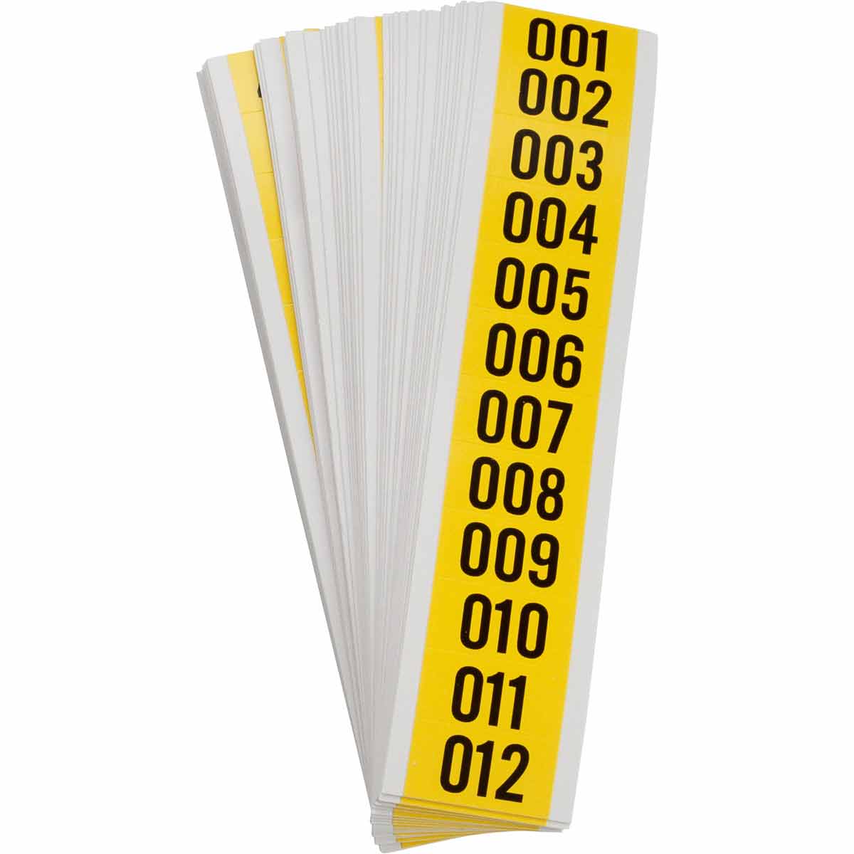 Brady Series System Kit Repositionable Number and Letter Labels