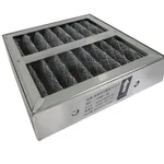 AS ONE Table Top Type Deodorization Booth Fiber Activated Carbon Filter For Replacement (1 Sheet Included)