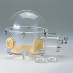 AS ONE Dome Type Acrylic Vacuum Glove Box DV Type PC (With Outlet)