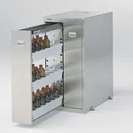 AS ONE Earthquake-Resistant Stainless Steel Chemical Closetand others