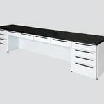AS ONE Side Laboratory Bench Steel Unit, Open Type 1500 x 750 x 800and others