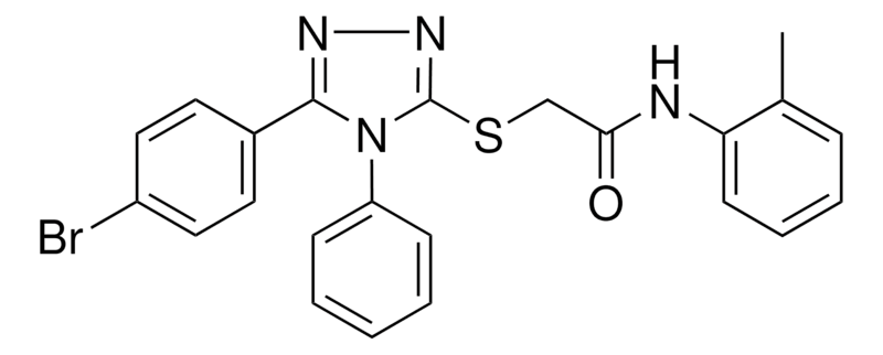 Merck 2-((5-(4-BROMO-PH)-4-PH-4H-1,2, - 10MG &