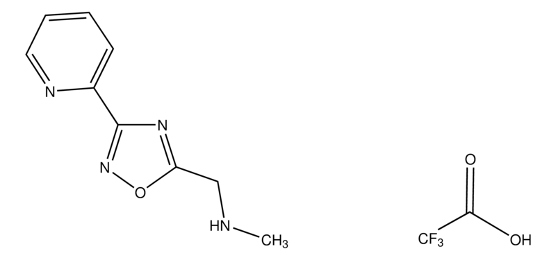 Merck N-Methyl-1-(3-pyridin-2-yl-1,2,4-oxadiazol-5-yl)methanamine trifluoroacetate