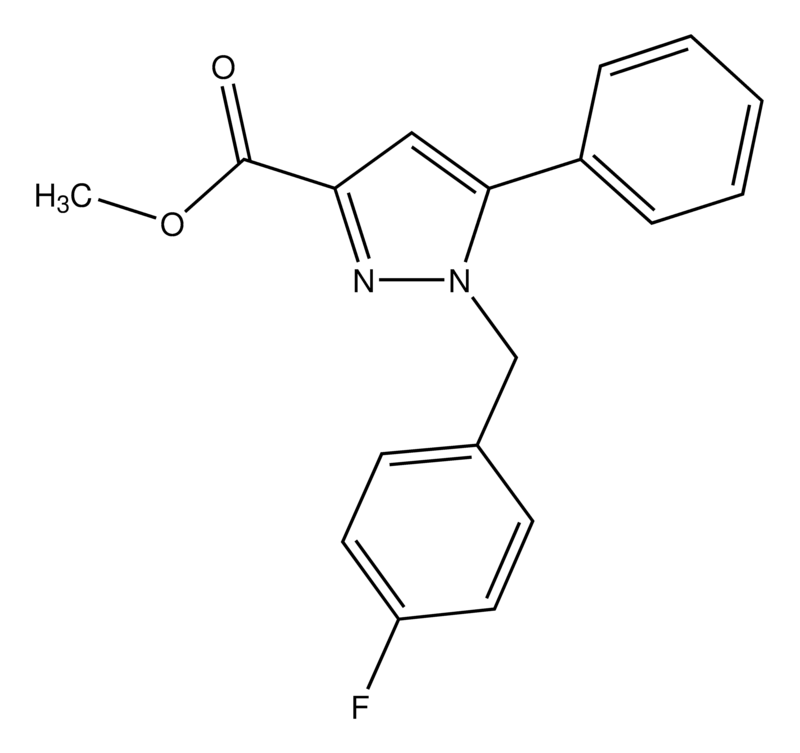 Merck Methyl 1-(4-fluorobenzyl)-5-phenyl-1H-pyrazole-3-carboxylate