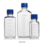 Daihan Science Azlon 250~2,000㎖ PC Media Bottles, Square- & Round-type, Narrow Neck, with Heav