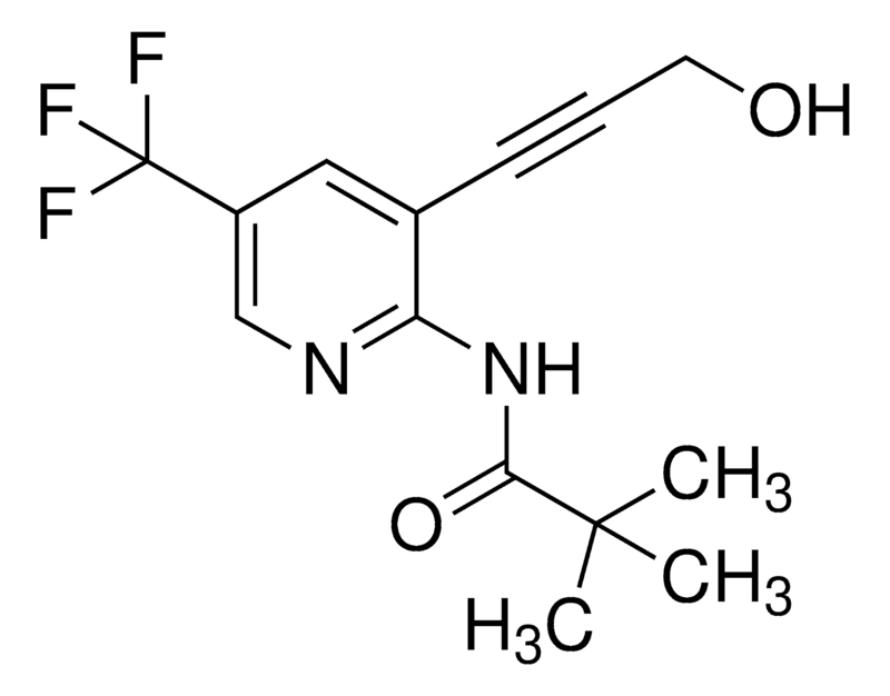 Merck N-(3-(3-Hydroxyprop-1-yn-1-yl)-5-(trifluoromethyl)pyridin-2-yl)pivalamide