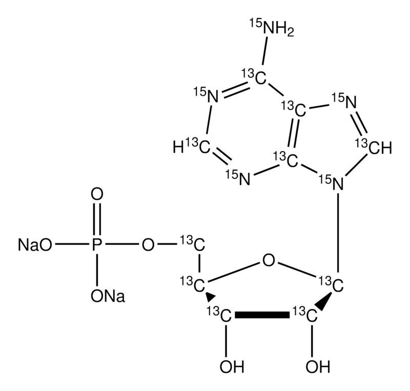 Merck Adenosine-13C10,15N5 5'-monophosphate disodium salt solution