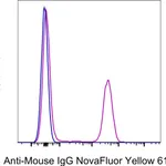 Thermo Fisher Scientific F(ab`)2-Goat anti-Mouse IgG (H+L) Secondary Antibody, NovaFluor Yellow 610, eBioscience