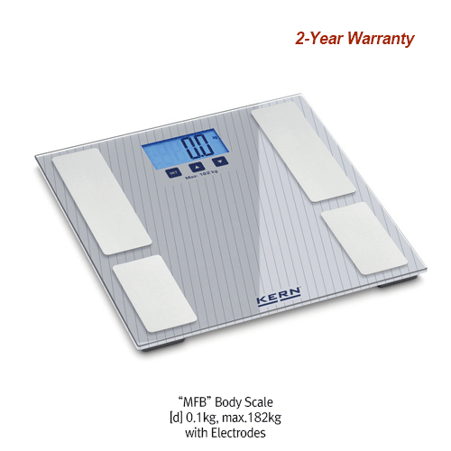 Daihan Science Kern [d] 0.1kg, max.182kg Multifunctional Body Scale “MFB”, with Large LCD<br>W