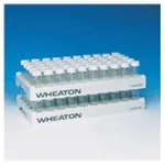Thermo Fisher Scientific Wheaton 50-Position Rack with 28.1mm I.D. Wells