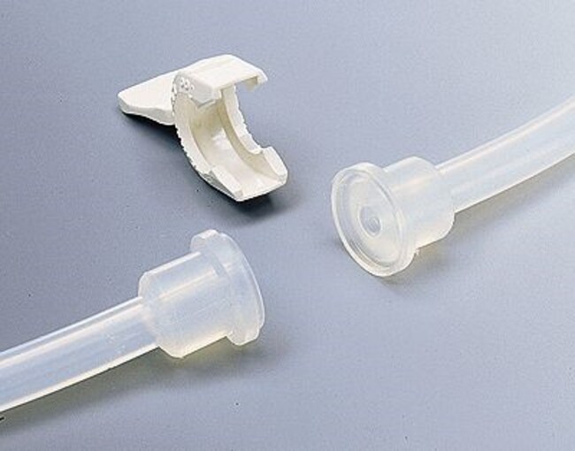 Thermo Fisher Scientific Cole-Parmer PVDF 40 to 280&deg;F Sanitary Clamp, 1 in. and 1 1/2 in.