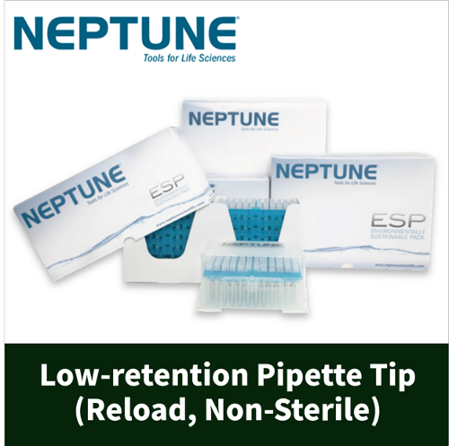 NEPTUNE Non-Filter Tips, Reload Type, Non-Sterile, Low-retention / 로우리텐션 파이펫 팁, 리로드(리필) 타입, 비멸균