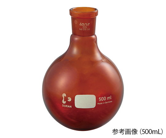 AS ONE Round Bottom Flask (Dark brown), 둥근 플라스크 (암갈색)(환저)