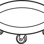 Thermo Fisher Scientific HyPerforma Drum Accessories, Plastic Drum Dolly