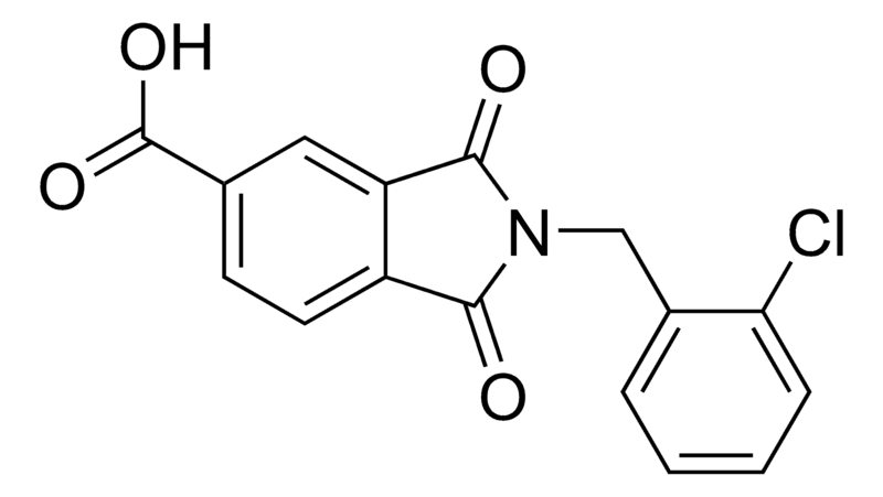 Merck 2-(2-Chlorobenzyl)-1,3-dioxo-5-isoindolinecarboxylic acid