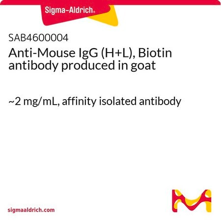 Merck Anti-Mouse IgG (H+L), Biotin antibody produced in goat