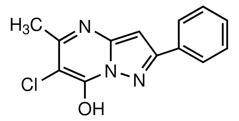 Merck 6-Chloro-7-hydroxy-5-methyl-2-phenylpyrazolo[1,5-a]-pyrimidine