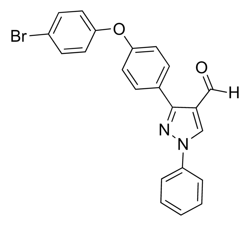 Merck 3-(4-(4-Bromophenoxy)phenyl)-1-phenyl-1H-pyrazole-4-carbaldehyde