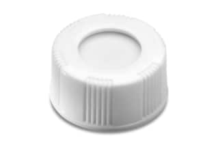 Waters White Cap with X-Slit PTFE Silicone Septum