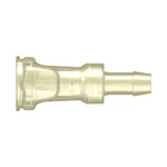 Spaulding Series Aseptic Disconnect Female Valved Connector, 600 Series Barb, 1/2` (12.7 mm) ID Tubing, Animal-Free PolySulfone