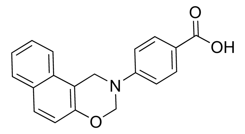 Merck 4-(1H-Naphtho[1,2-e][1,3]oxazin-2(3H)-yl)benzoic acid