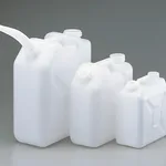 AS ONE Square Bottle with Nozzle HDPE, 각형병(노즐부착)(HDPE제)