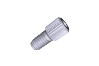 Waters Nut, Fingertight, Short, 1/16 in, 10-32