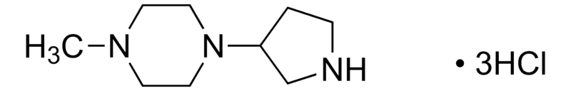 Merck 1-Methyl-4-(3-pyrrolidinyl)piperazine trihydrochloride