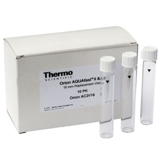 Thermo Fisher Scientific Orion AQUAfast Short Path Length Plastic Vials, High Level Chlorine, 10mm