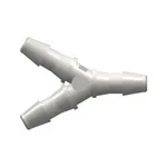 Y Tube Fitting with 200 Series Barbs, 3/16` (4.8 mm) ID Tubing