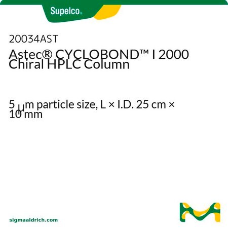 Merck Astec(R) CYCLOBOND(TM) I 2000 Chiral HPLC Column