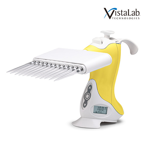 Vistalab 1060-0020 / 다 채널 전동 피펫(Pipette) Ovation(E12) Electronic Multichannel,0.5-20ul[1EA]