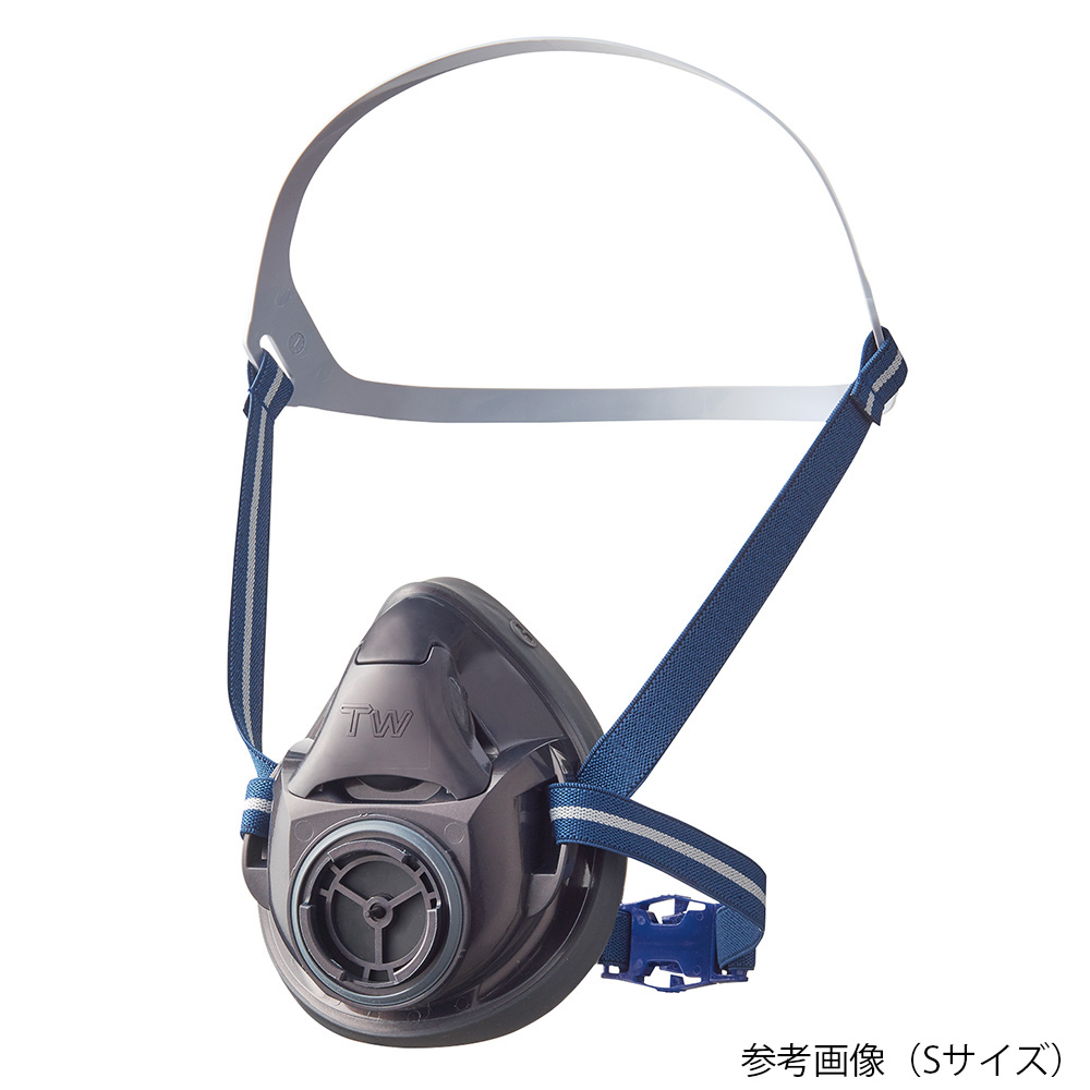 AS ONE Both Dust and Gas Proof Test Mask, 방진·방독 검정 마스크