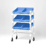 AS ONE Polytainer Cart(Antibacterial And Fungicidal FS CREFORM® neo), 폴리테이너 카트(항균·곰팡이 방지 FS 크레폼® 네오)