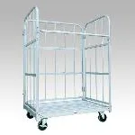 AS ONE Aluminium Basket Cart (Unpan-kun), 알루미늄제 바스켓 대차