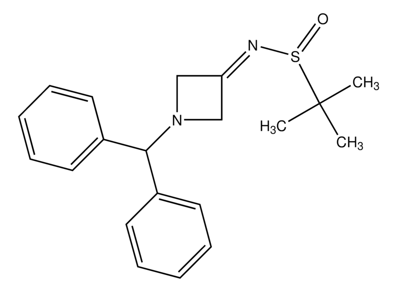 Merck N-(1-Benzhydrylazetidin-3-ylidene)-2-methylpropane-2-sulfinamide