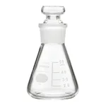 AS ONE Erlenmeyer Flask with Common Stopper, 공전 삼각 플라스크