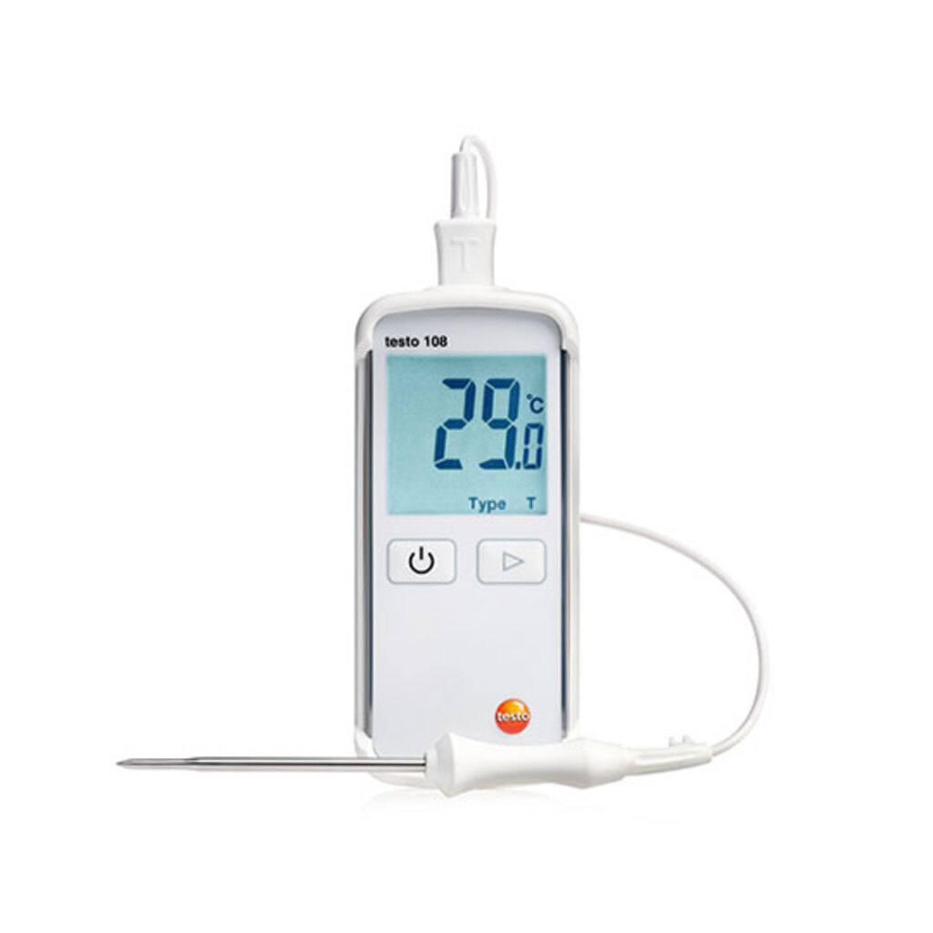 testo 테스토 108 식품용 온도계 케이블 타입 프로브 측정 0563 1080